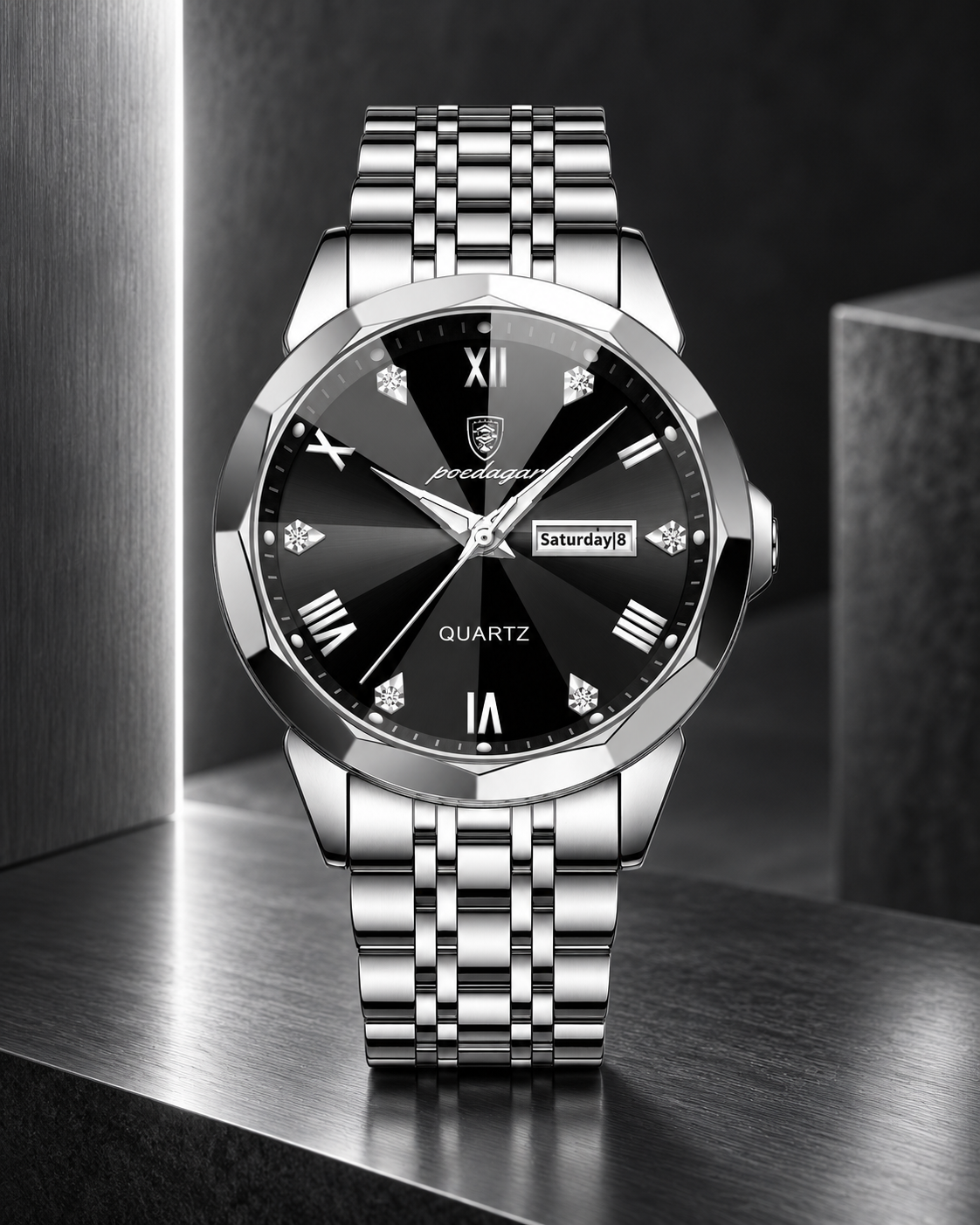 Aureon Classic Plateado / Negro — editorial