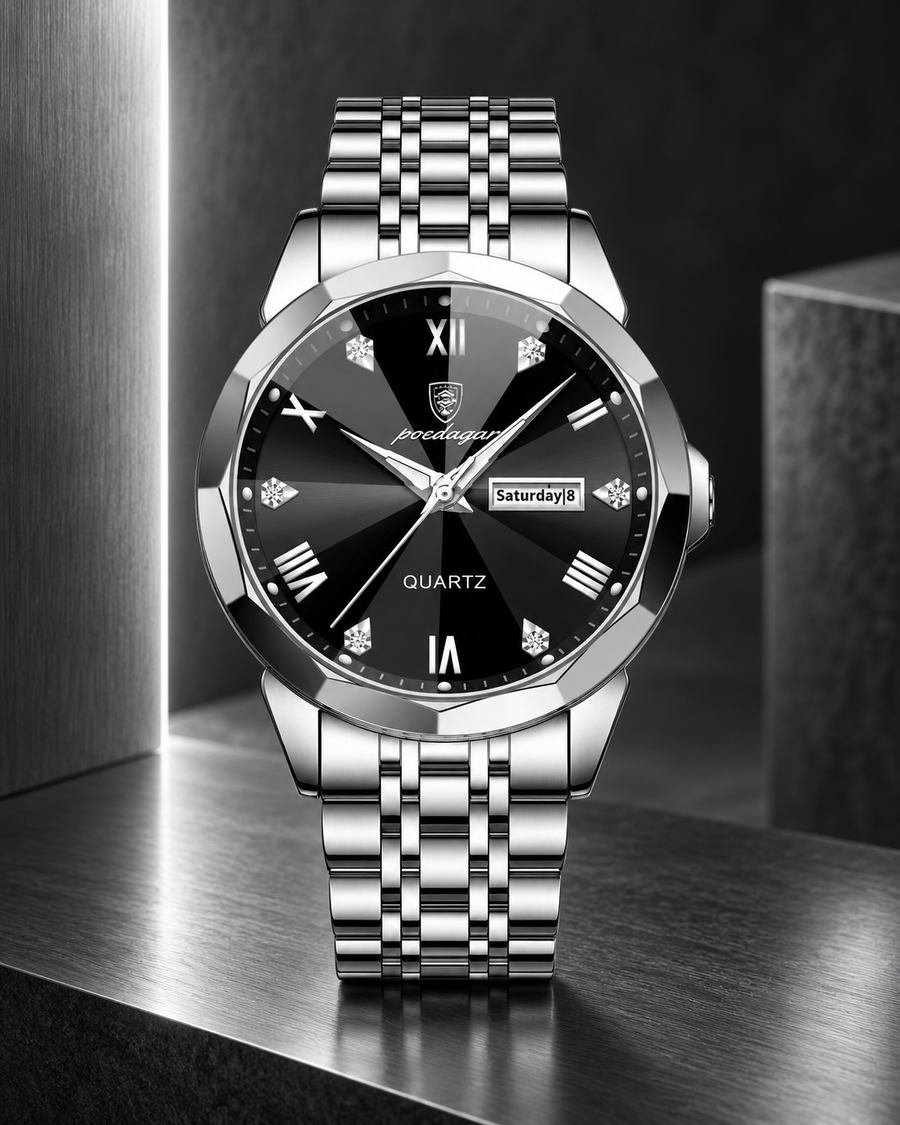 Plateado / Negro